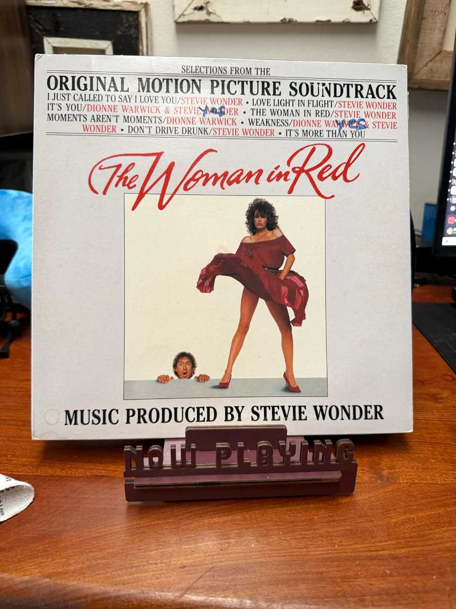 Stevie Wonder – The Woman in Red sleeve